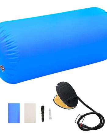 Oppustelig Gymnastikrulle Med Pumpe 120x90 Pvc Blå
