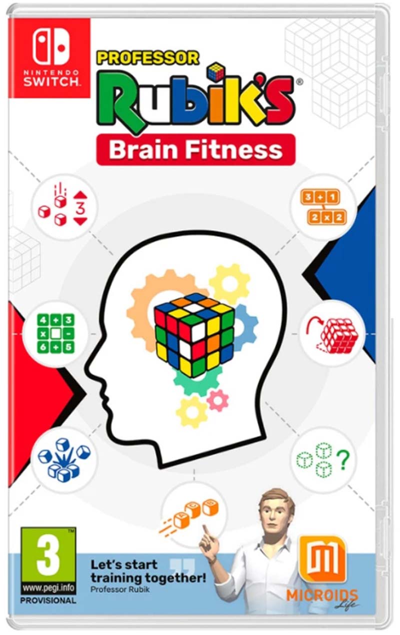 Professor Rubikampapos Brain Fitness Code Box Nintendo Switch Nintendo Switch Spil Geekd