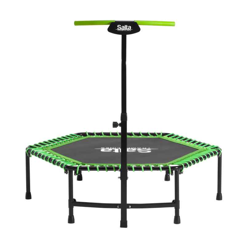Salta Fitness Trampolin Med Håndtag ø128 Grøn